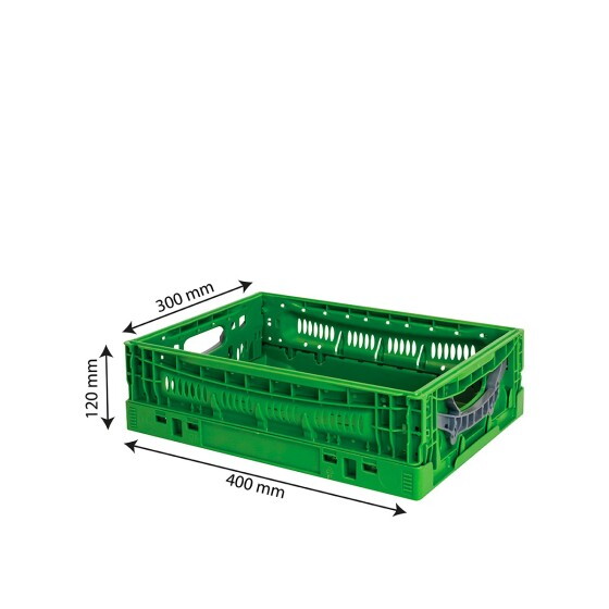 Caisse pliable empilable Lift-Lock - 400 x 300