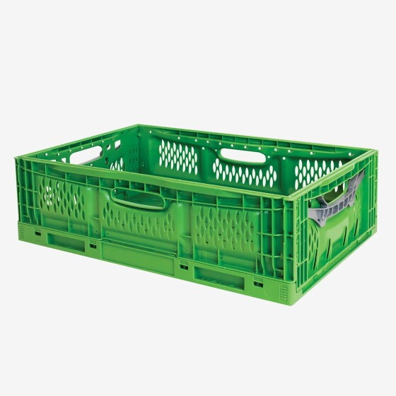 Caisse pliable empilable Lift-Lock - 600 x 400
