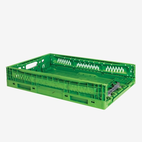Caisse pliable empilable Lift-Lock - 600 x 400
