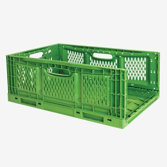 Caisse pliable empilable Lift-Lock - 600 x 400