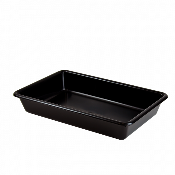 Bac plat noir