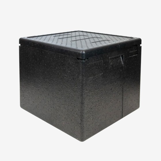 Conteneur isotherme 420 x 420 mm - 59 L - ouverture par le haut