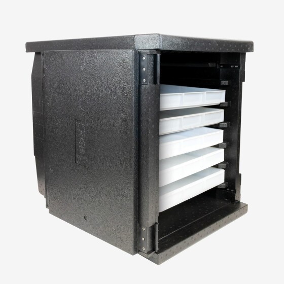 600 x 400 mm Insulated Container  126 L  Front Loading