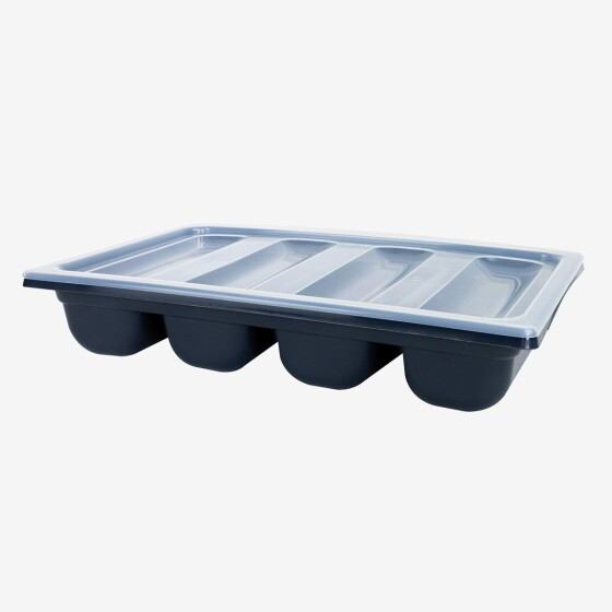 Couvercle pour range-couverts GN 1/1 - transparent