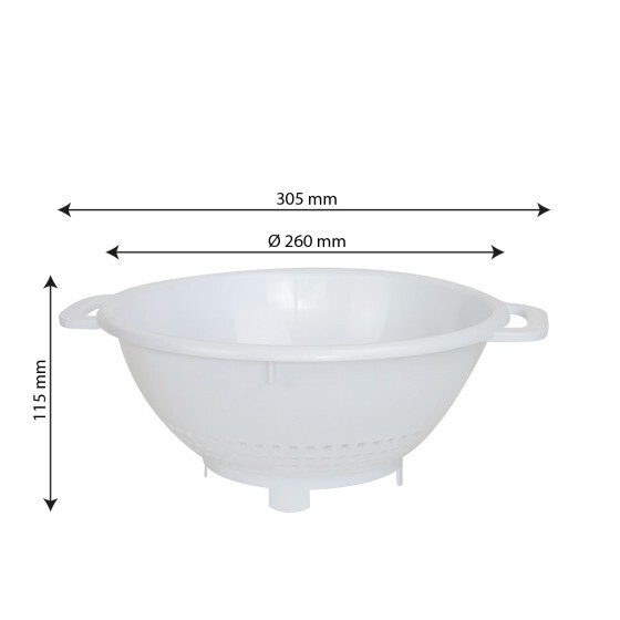 Passoire - 26 cm de diamètre - blanc