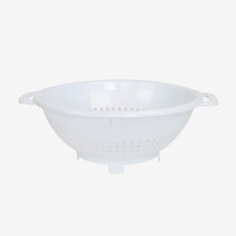 Colander  30 cm diameter  white