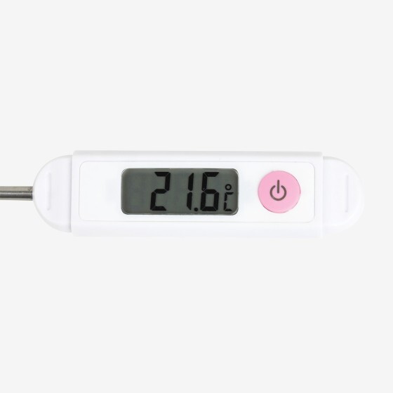 Waterproof stainless steel probe thermometer 80 mm