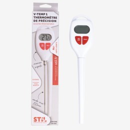 Thermomètre à sonde en inox étanche 100 mm - contrôles HACCP