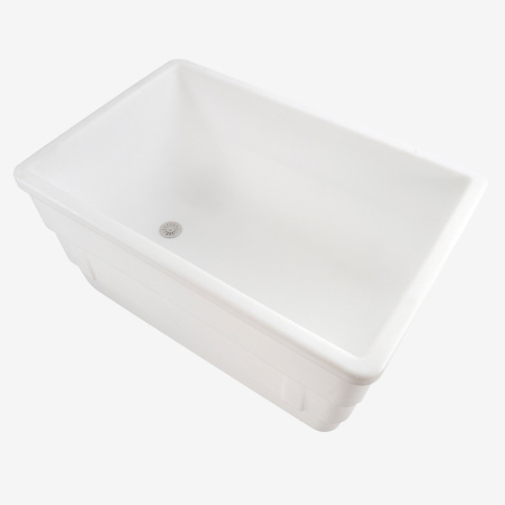 Bac grand volume double-paroi - chape inox