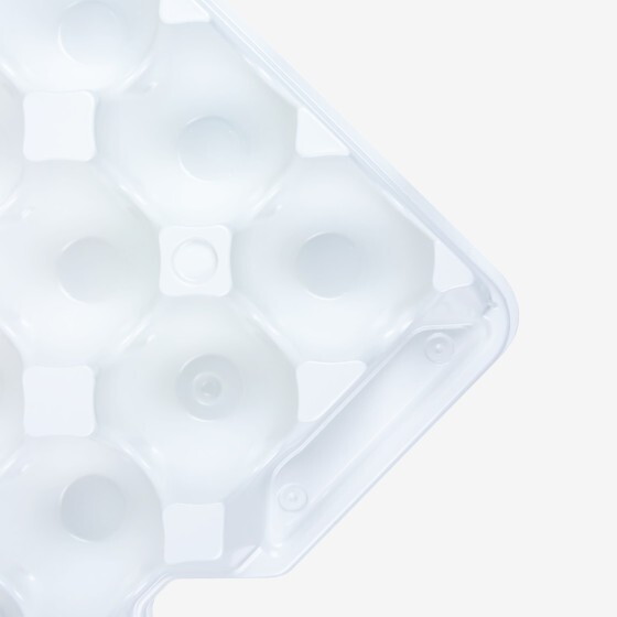 Lot de 4 alvéoles pour boîte à œufs GN 2/3