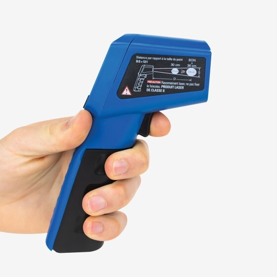 Thermomètre infrarouge professionnel à visée laser