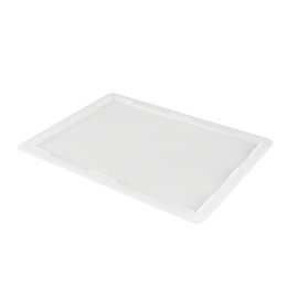 Lid for half dough container - 400 x 300 mm - white