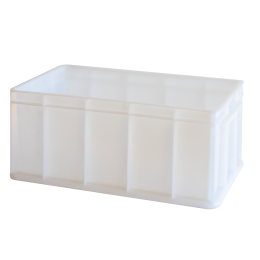 Stackable reinforced container 490 x 280 x 205 mm - 20 L - white