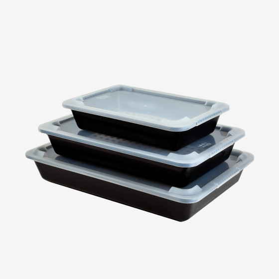 Lid for flat tray