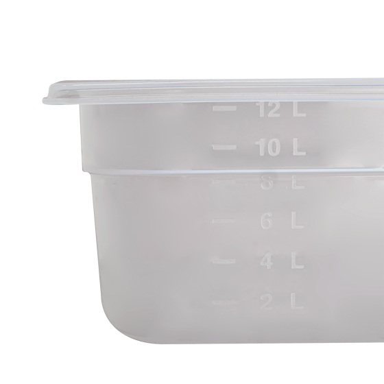 Gastronorm container + lid - GN1/1 HACCP - 100 mm - 13 L - Set of 2