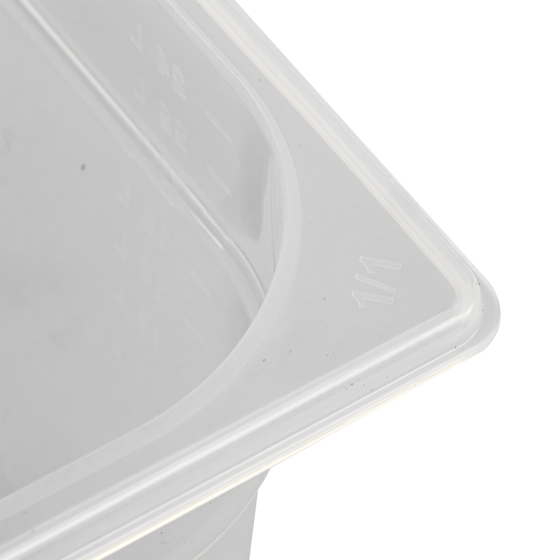 Gastronorm container + lid - GN1/1 HACCP - 100 mm - 13 L - Set of 2