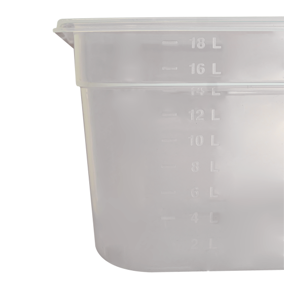 Gastronorm container + lid - GN1/1 HACCP - 150 mm - 20 L - Set of 2
