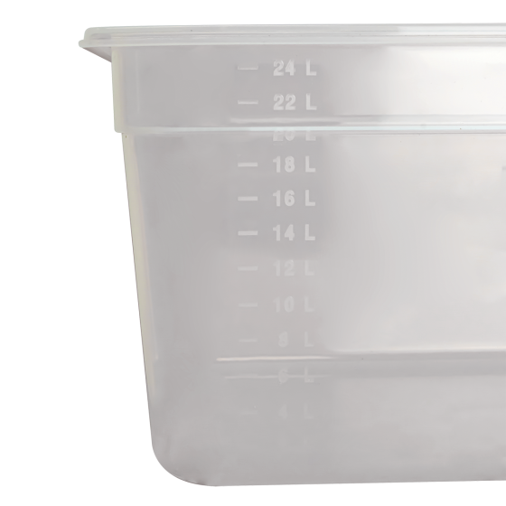 Gastronorm container + lid - GN1/1 HACCP - 200 mm - 26 L - Set of 2