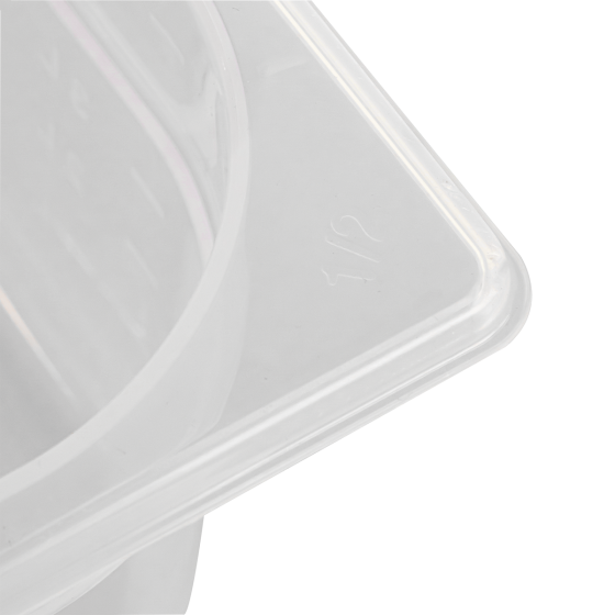 Gastronorm container + lid - GN1/2 HACCP - 100 mm - 6 L - Set of 2