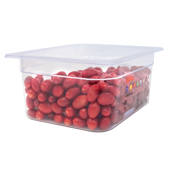 Gastronorm container + lid - GN1/2 HACCP - 150 mm - 9 L - Set of 2