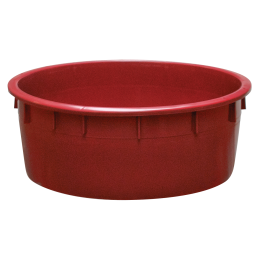 Reinforced round tub - from 110 L to 500 L - burgundy