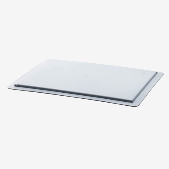 Couvercle pour demi bac à pâtons 400 x 300 x 30 mm - gris