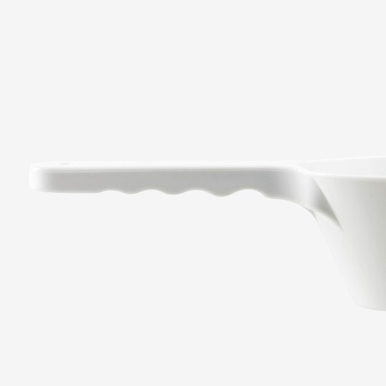 Pelle alimentaire plastique doseuse à fond plat 70 cl - 3 coloris HACCP