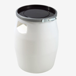 Fût + genouillère métal + couvercle