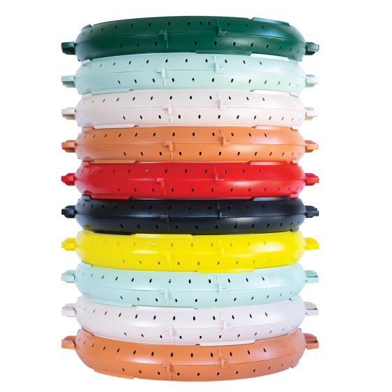 Reusable round box GILAC - 6 colours