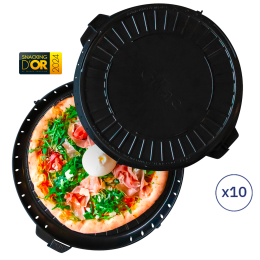 Boîte ronde réutilisable GILAC - lot de 10