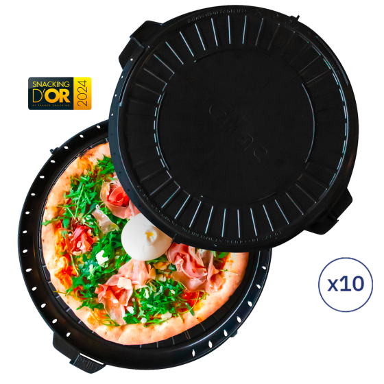 Boîte ronde réutilisable GILAC - lot de 10
