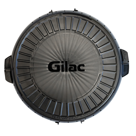 Reusable round box GILAC - pack of 10 - 2 colours