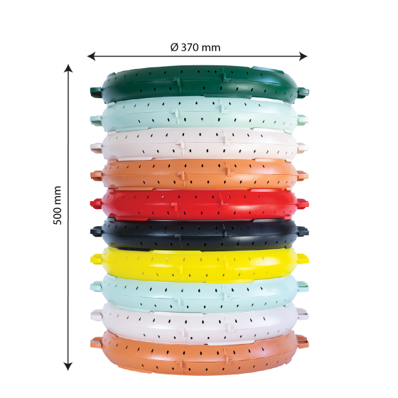 Boîte ronde réutilisable GILAC - lot de 10