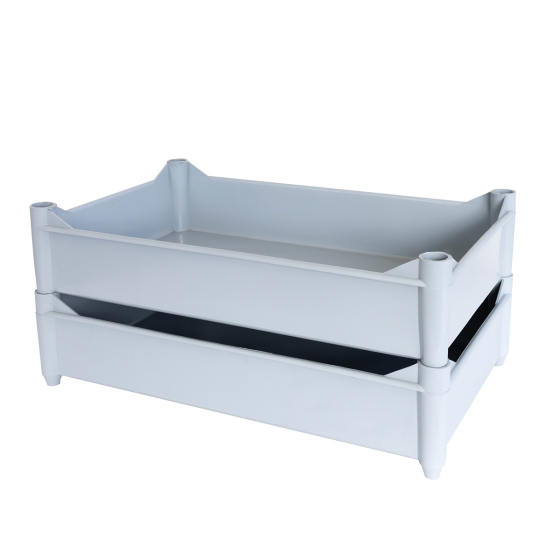 Stackable pedestal bin 520 x 320 mm - 11 L - 2 colours