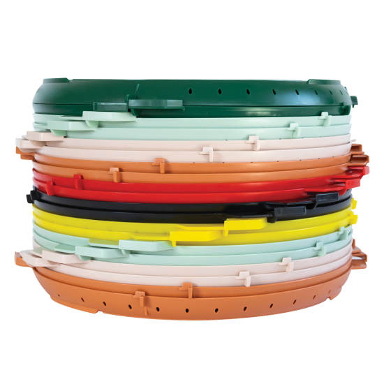 Reusable round box GILAC - 6 colours